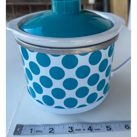 FineLife Auto Products Stainless Steel Mini Crockpot Stoneware 0.65 Quart (NIB) - Picture 6 of 16